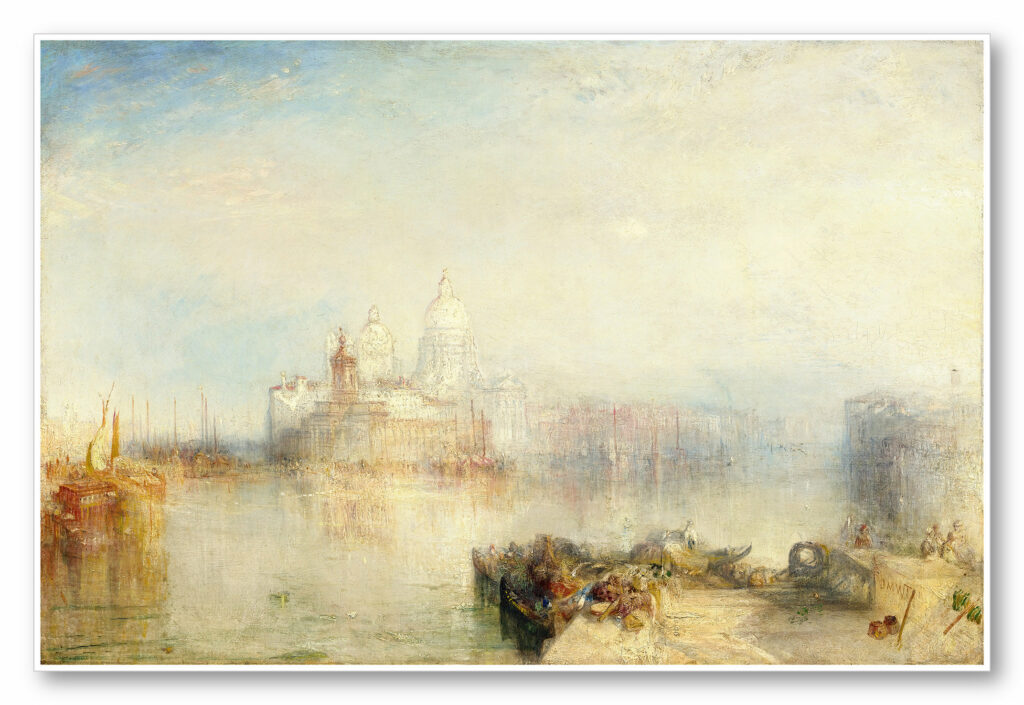 La Dogana et Santa Maria della Salute, Venise - William Turner - 1843